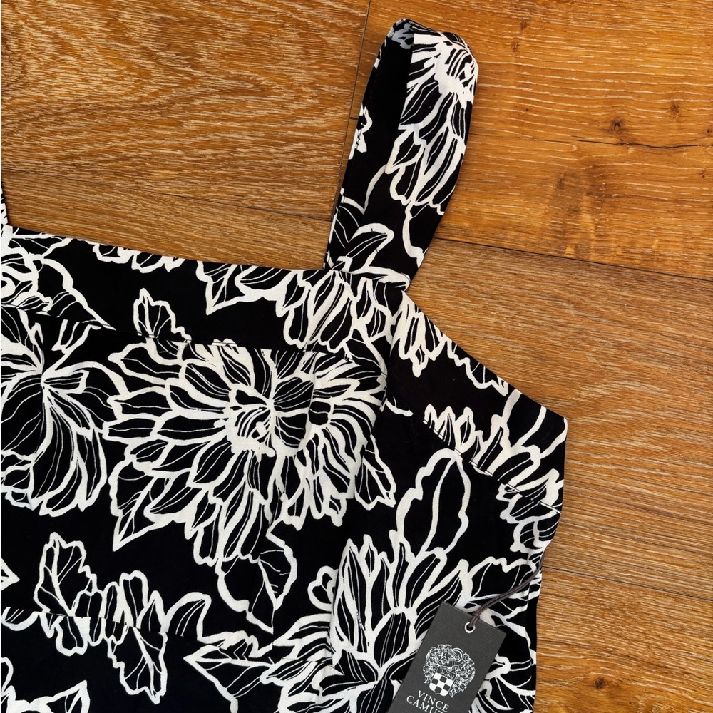 Vince Camuto Plus size Black Floral Maxi Dress xxl - Picture 4 of 6